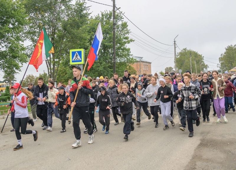 Легкоатлетический забег.